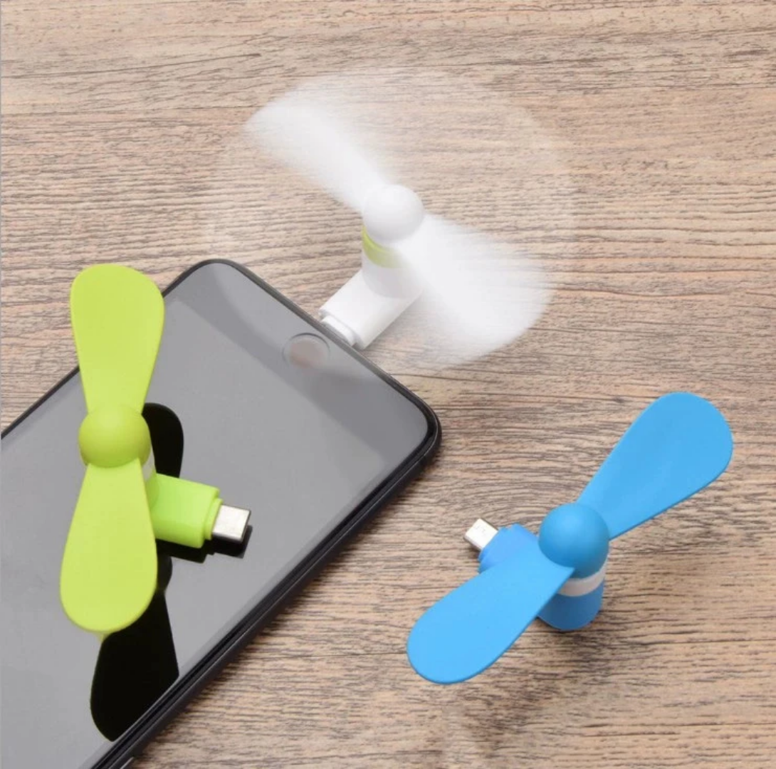 Mini ventilateurs USB plusieurs couleurs