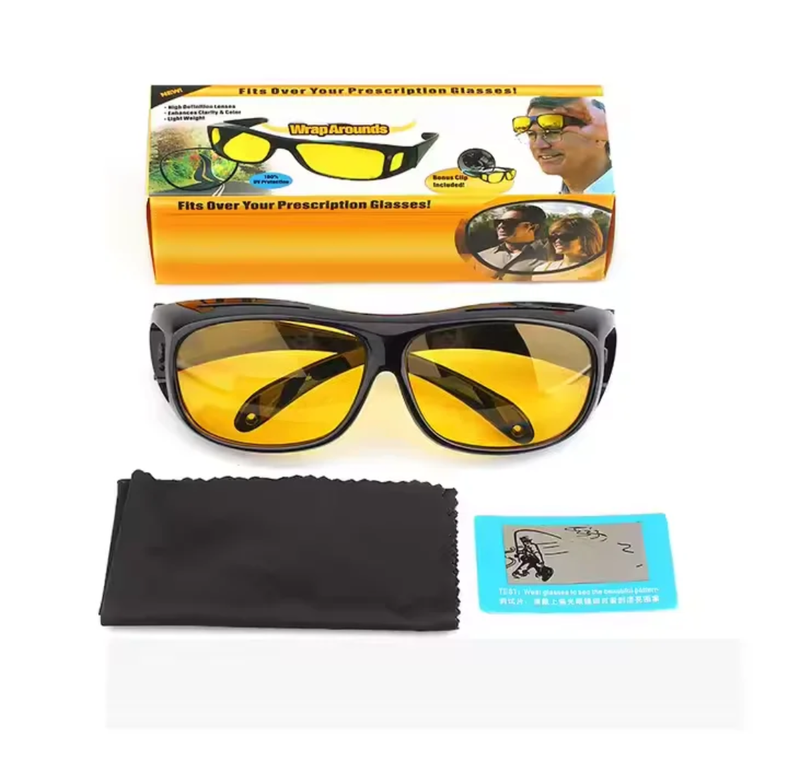 Lunettes vision nocturne - contenu boîte complet